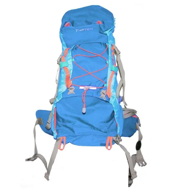 Topten Camping Yukon 60 Unisex Outdoor Bag Blue/Orange Yk60