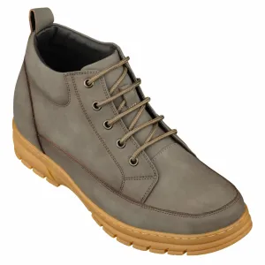 TOTO - K11551 - 2.8 Inches Taller (Grey) - Casual Hiker Boots