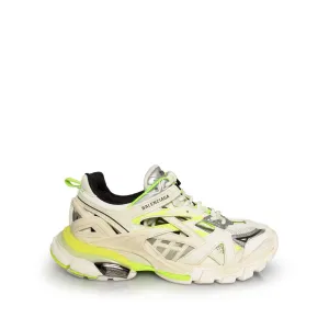 Track 2 Sneaker in White/Fluo