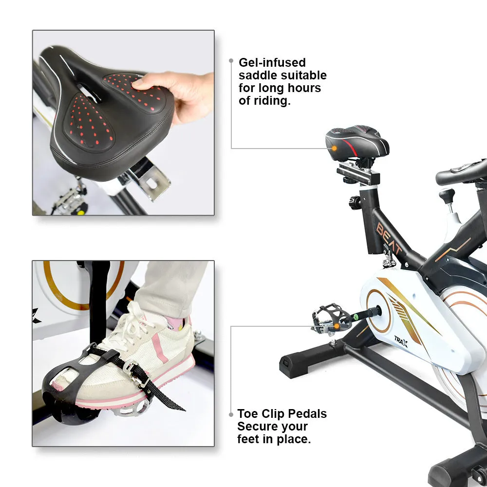 Trax Cadence Beat Stationary Bike Smooth and Quiet Belt Drive