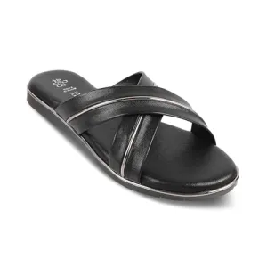 tresmode STREP Women's Flats Sandals Black, 4 UK / 37 EU - Ladies Dress Footwear Soft Comfortable