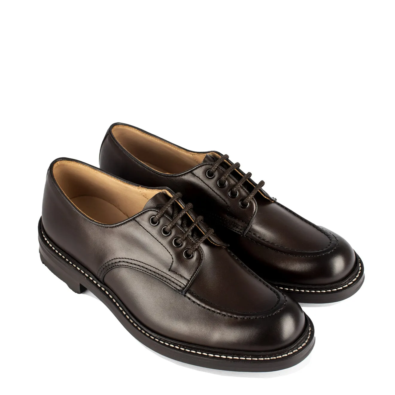 Trickers Heath Golf Derby Shoe Espresso