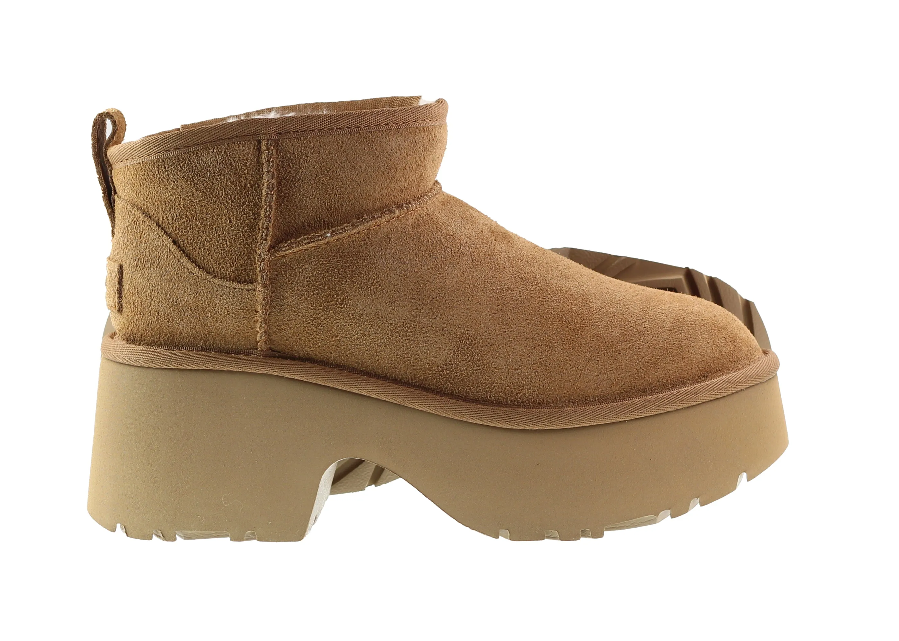 Ugg Boots Womens Classic Ultra Mini New Heights Boot Chestnut