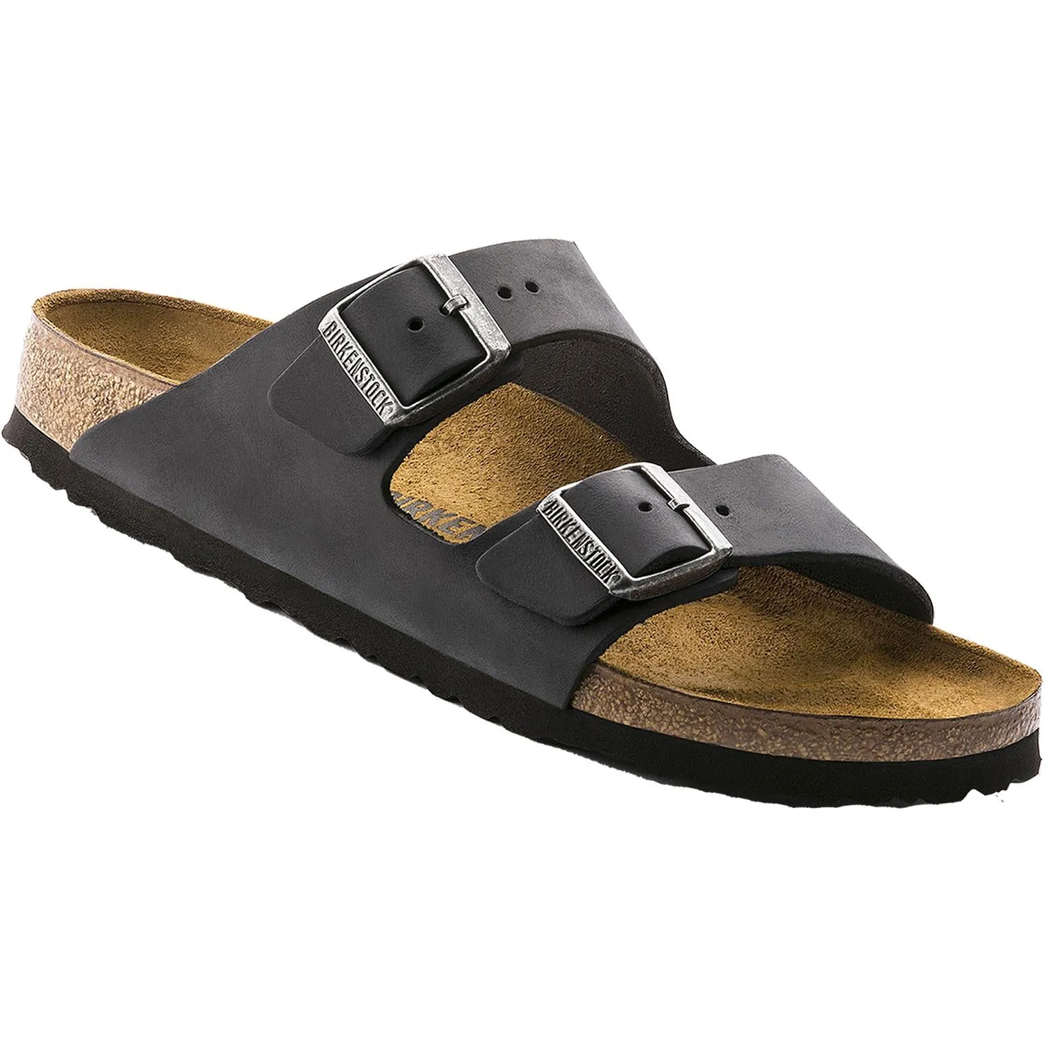 Unisex Birkenstock Arizona Black Oiled Leather