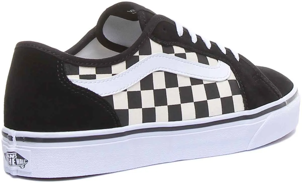 Vans Filmore Decon In Black White For Ladies