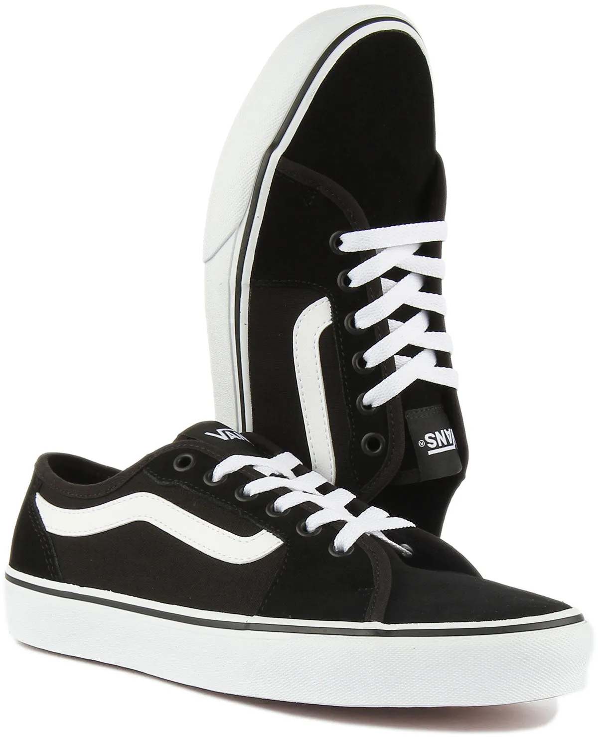 Vans Filmore Decon In Black White For Men