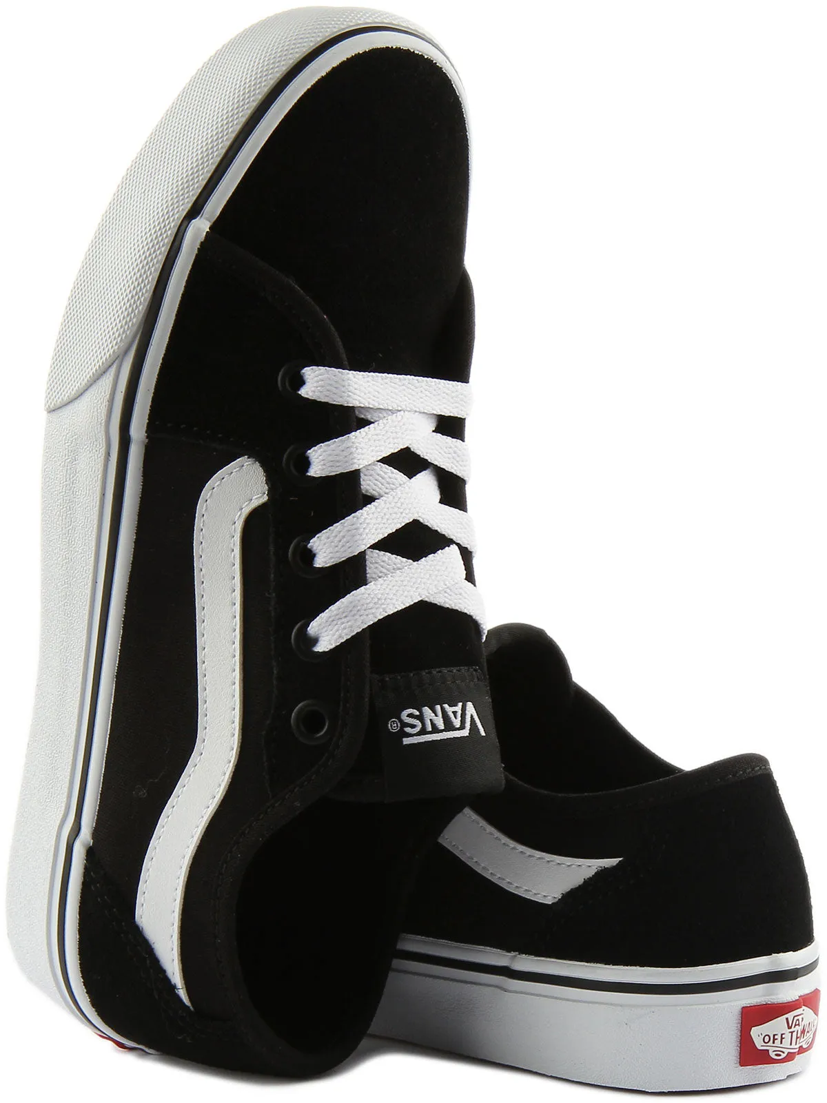 Vans Filmore Decon In Black White For Women