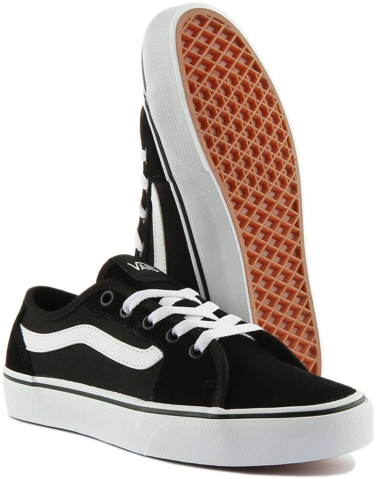 Vans Filmore Decon In Black White For Women