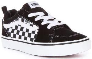 Vans Filmore Decon In Black White For Youth