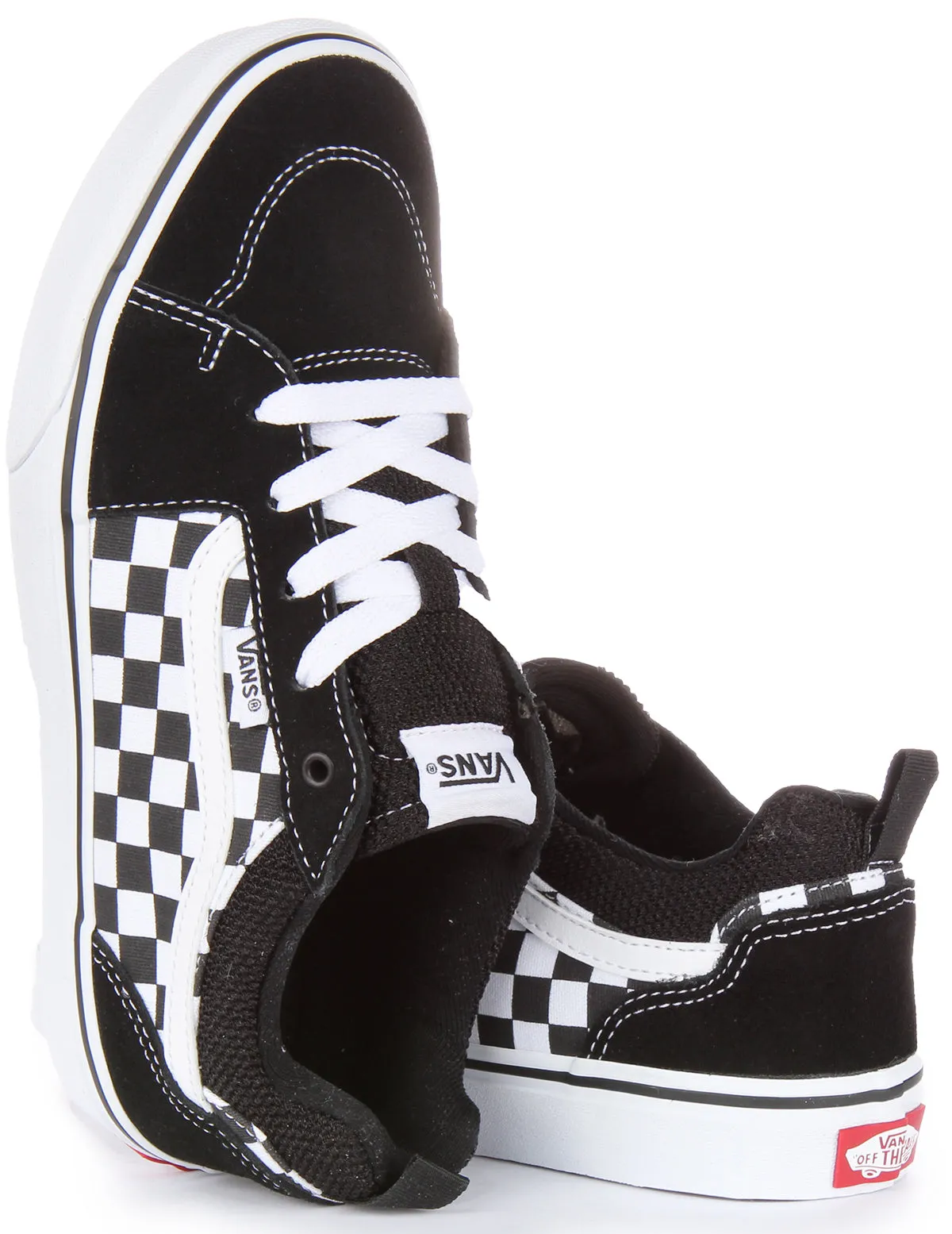 Vans Filmore Decon In Black White For Youth