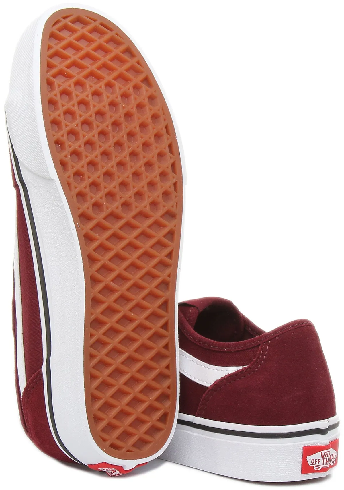 Vans Filmore Decon In Burgundy For Women