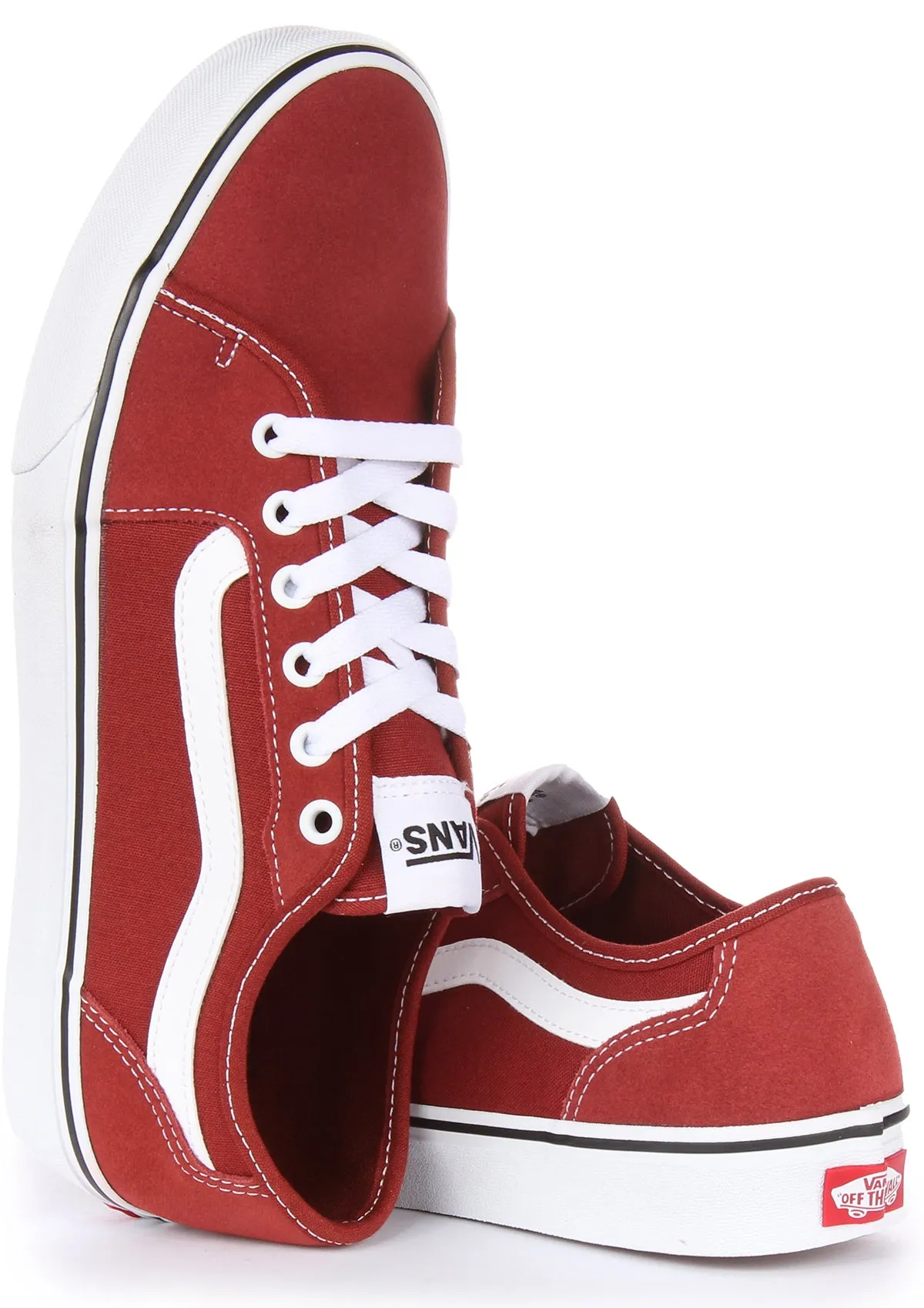 Vans Filmore Decon In Maroon For Men