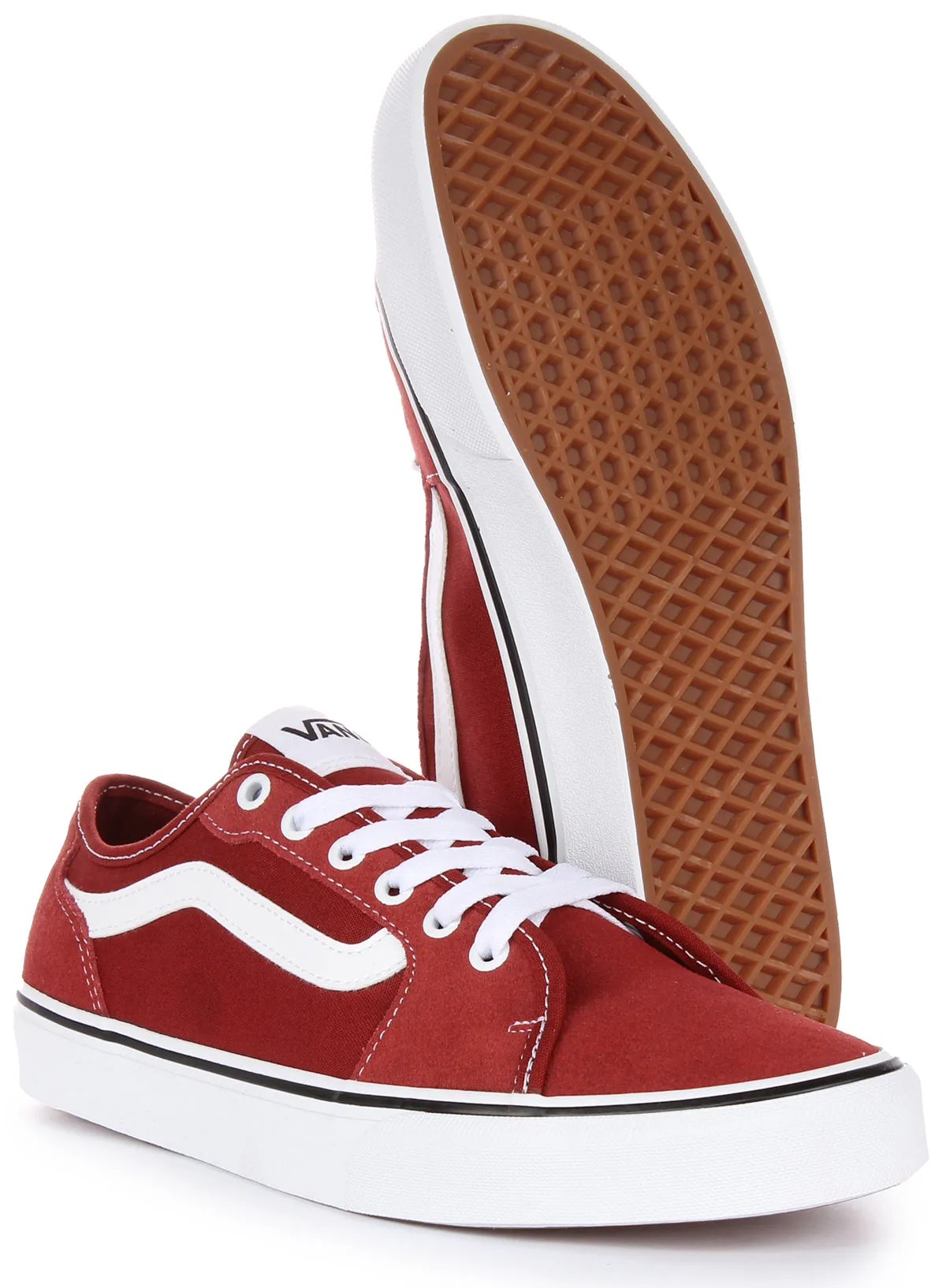 Vans Filmore Decon In Maroon For Men