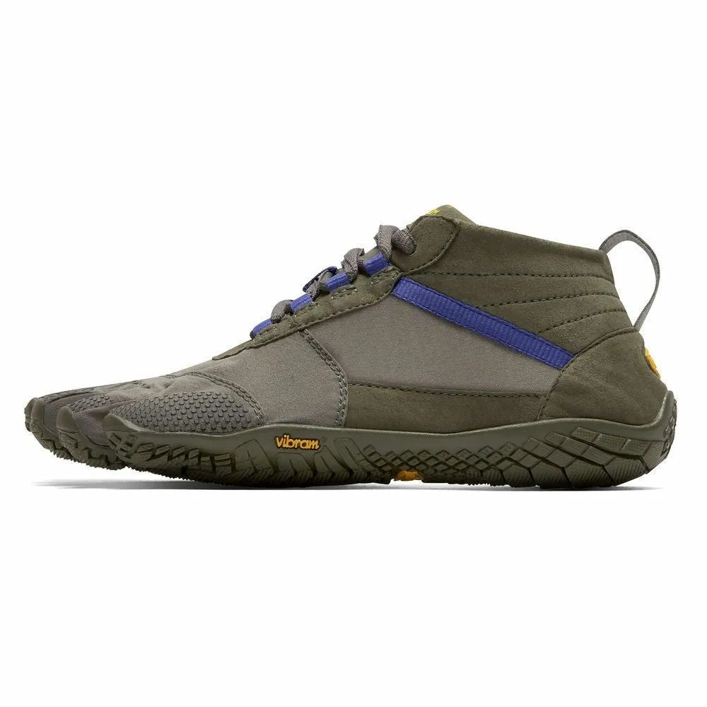 Vibram V-Trek Womens Five Fingers Shoes in Military Purple - Rubber Outsole