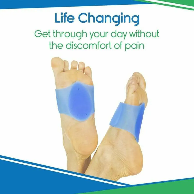 Vive Health Silicone Arch Supports - Blue