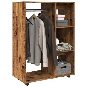 Wardrobe Old Wood 80x40x110 cm Engineered Wood