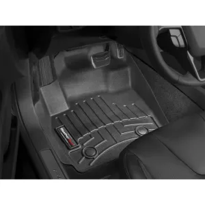 WeatherTech FloorLiners - Front - Black - Chevy Malibu 2013-14