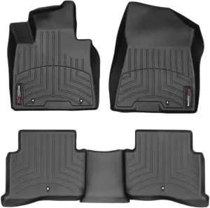 WeatherTech FloorLiners - Front/2nd Row - Black - Kia Sportage 2020