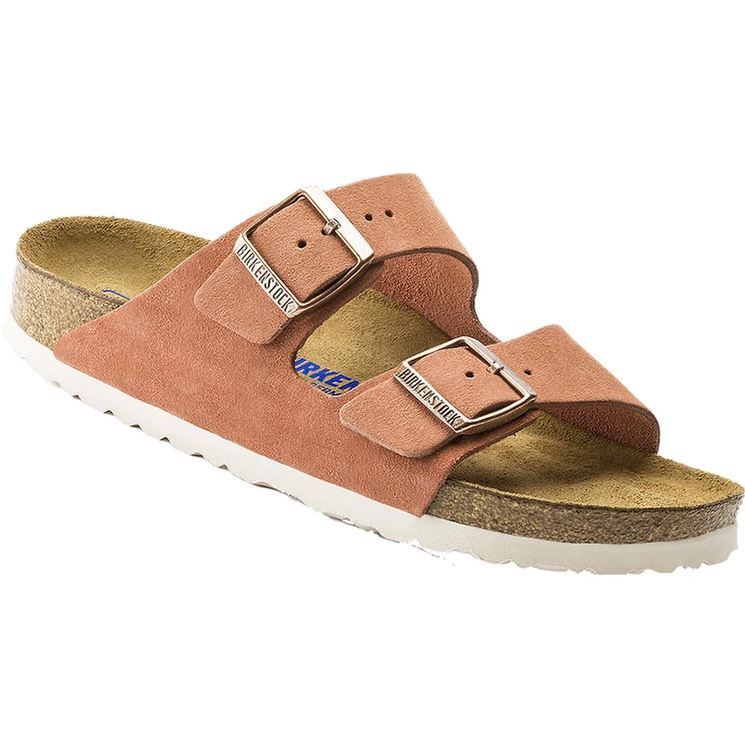 Women's Birkenstock Arizona Soft Footbed Earth Red Suede