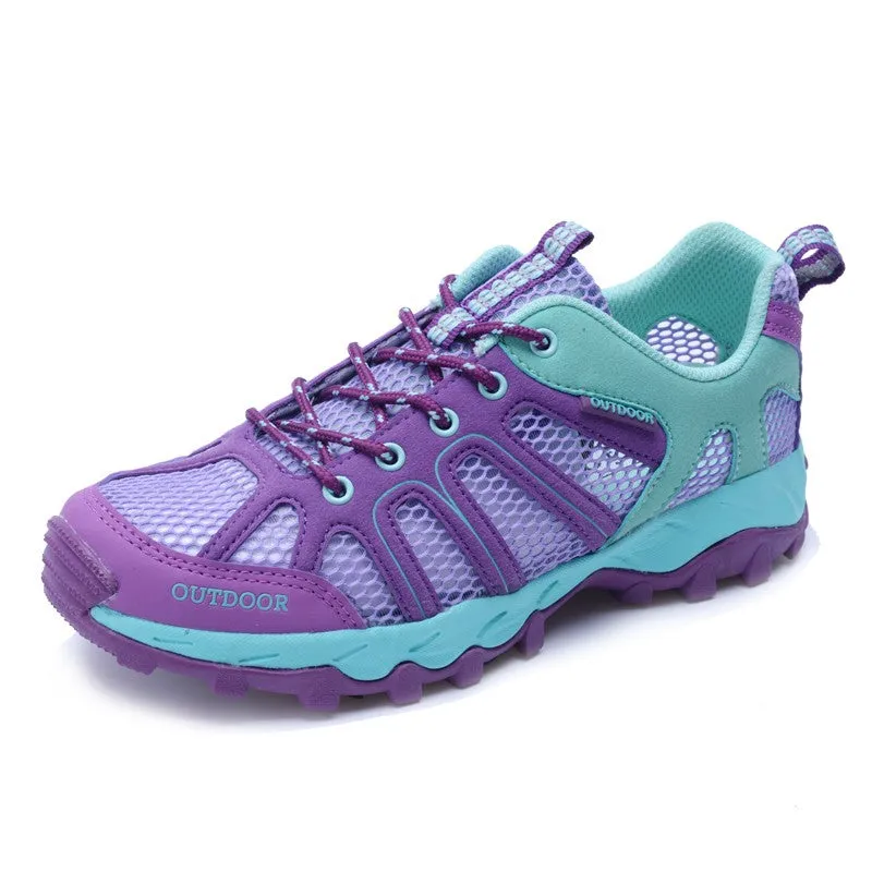 Women's Hollowed-out Outdoor Waterproof Hiking Shoes