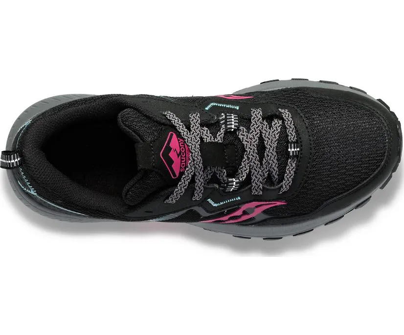 Women's Saucony Excursion TR16 Color: Black | Fuchsia (WIDE WIDTH)