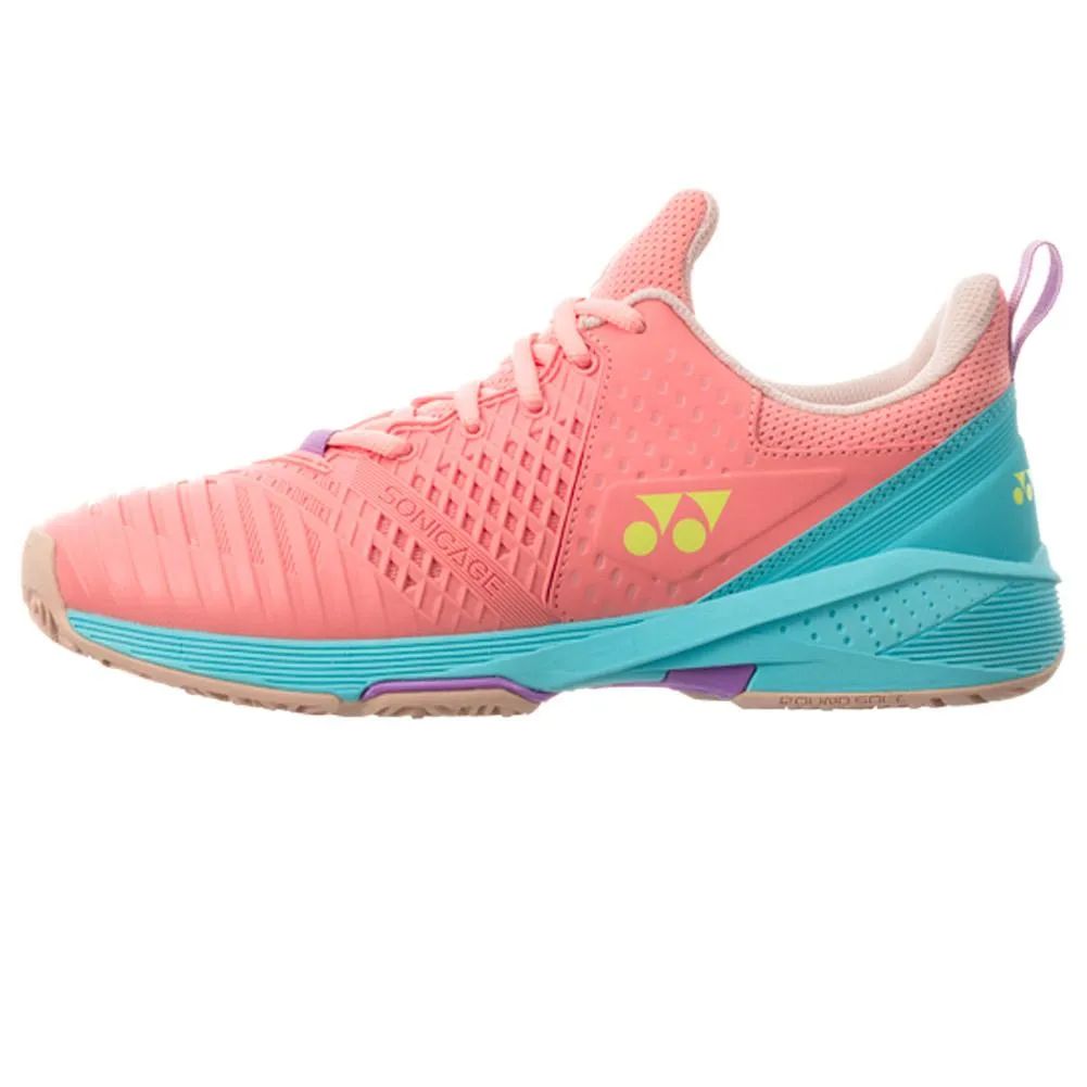 Women's Sonicage 3 Clay Tennis Shoes Pink and Saxe