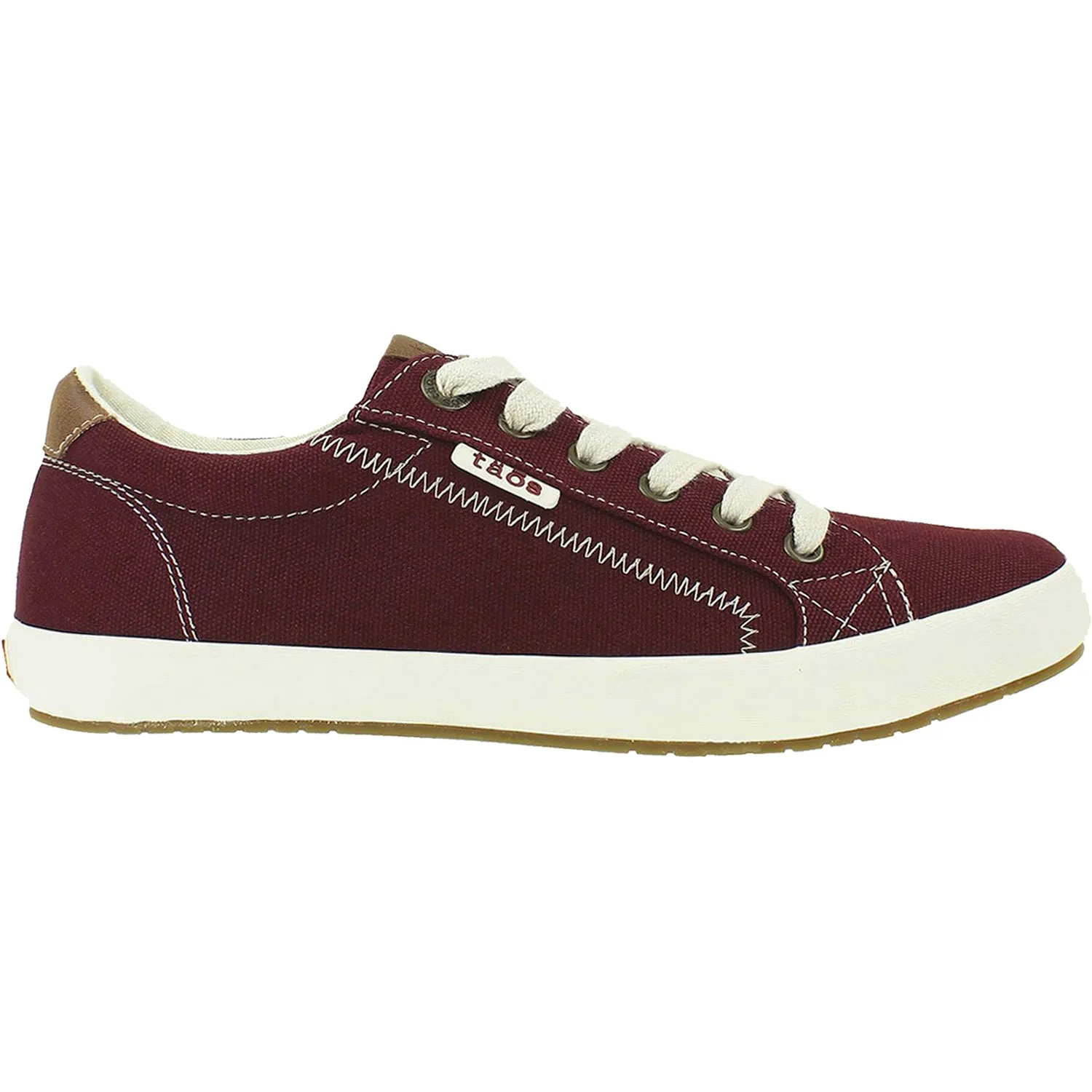 Women's Taos Star Burst Burgundy Canvas