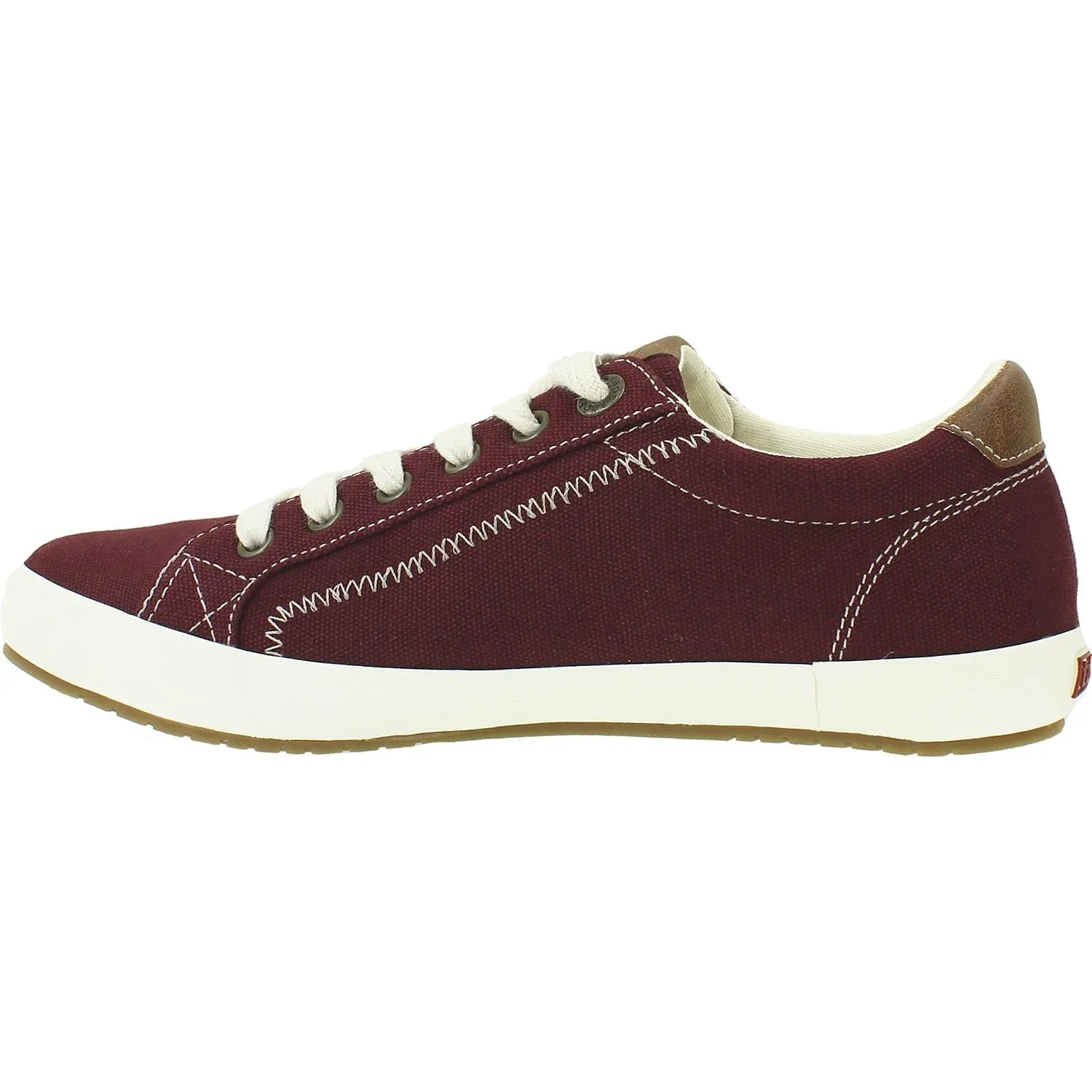 Women's Taos Star Burst Burgundy Canvas