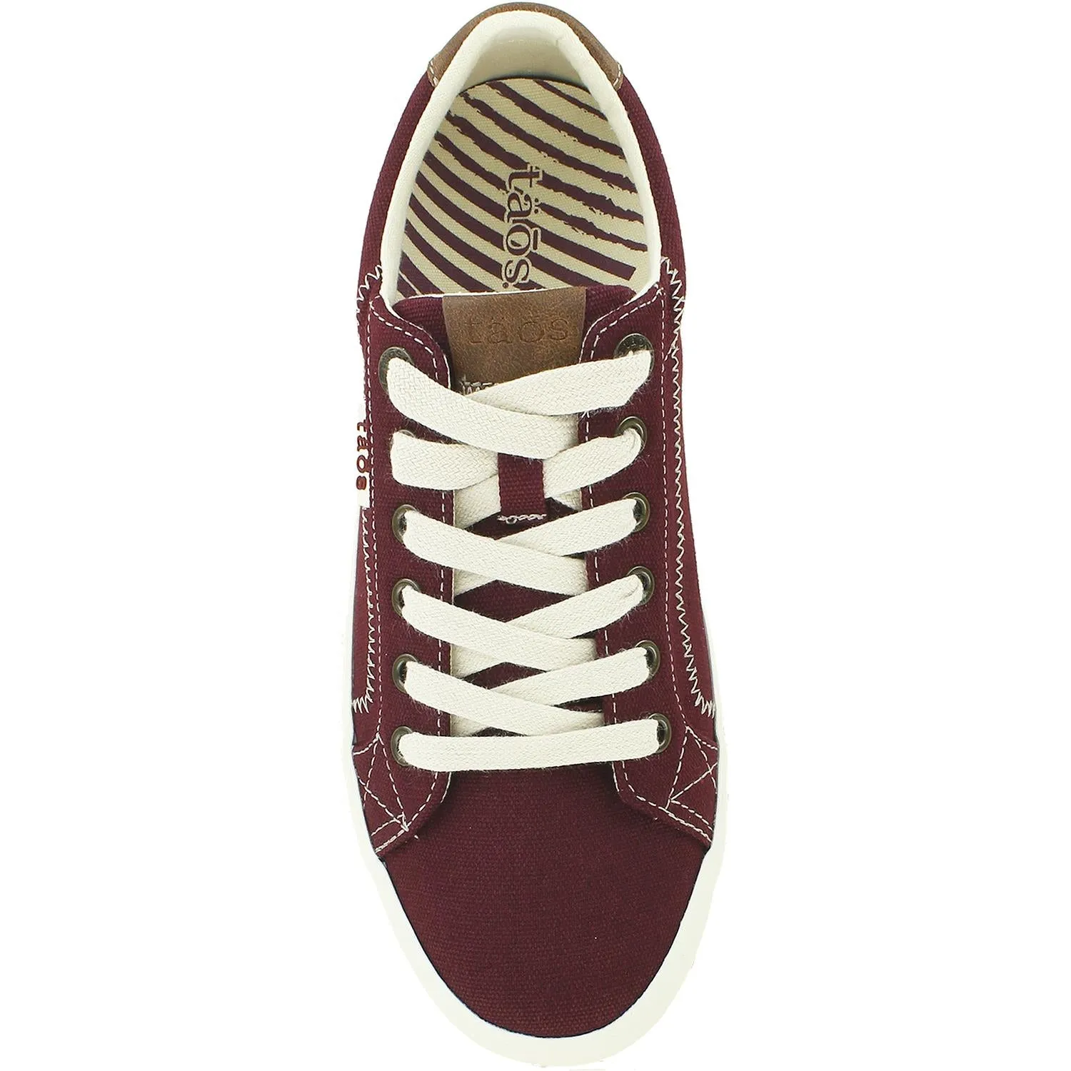 Women's Taos Star Burst Burgundy Canvas