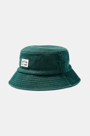 Woodburn Packable Bucket Hat - Trekking Green Sol Wash